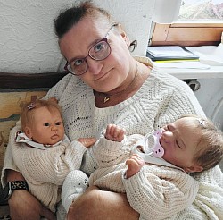 Rebornmami Tatjana mit Amy Rose und Mia Rose